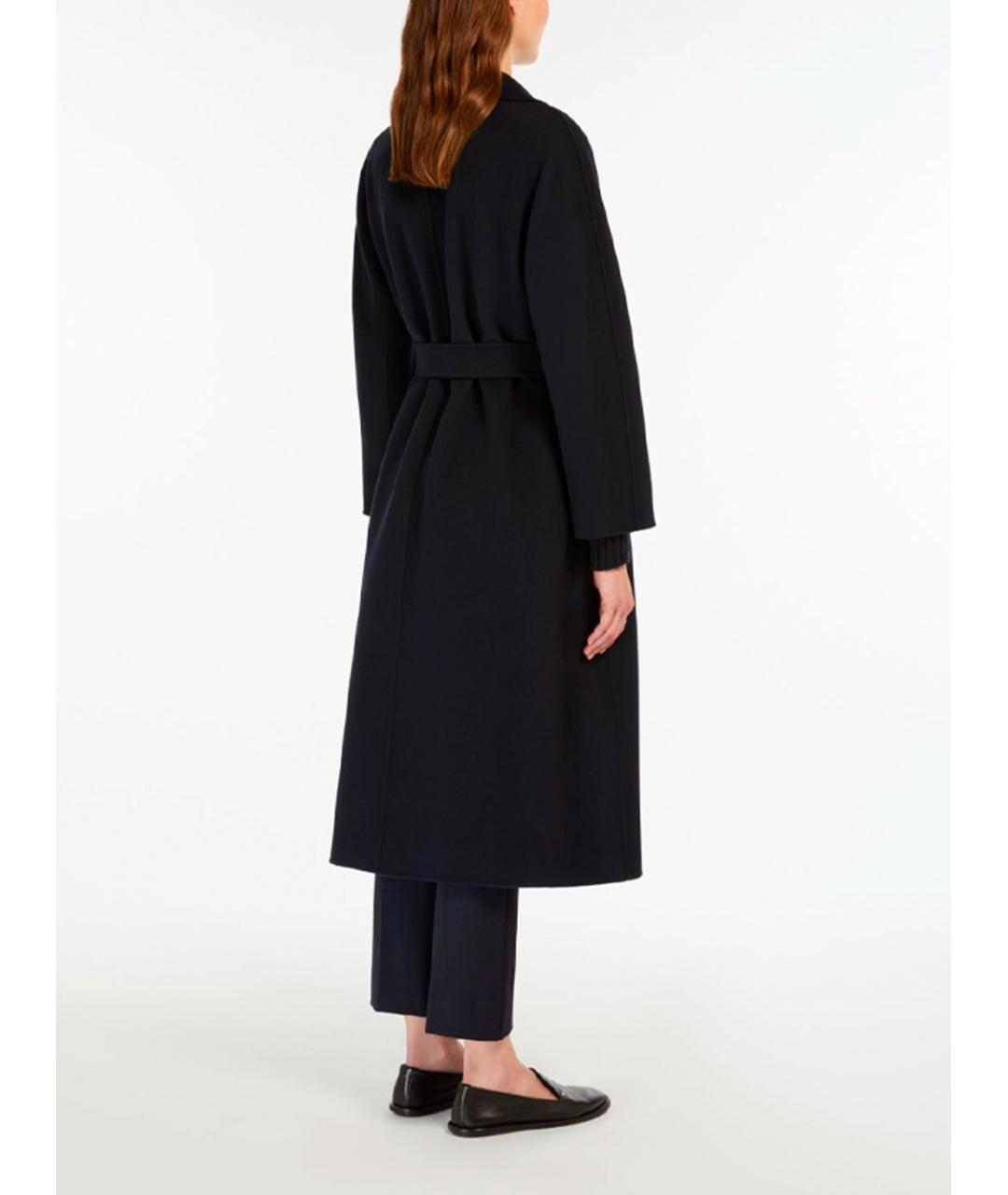 MAX MARA Черное шерстяное пальто, фото 4