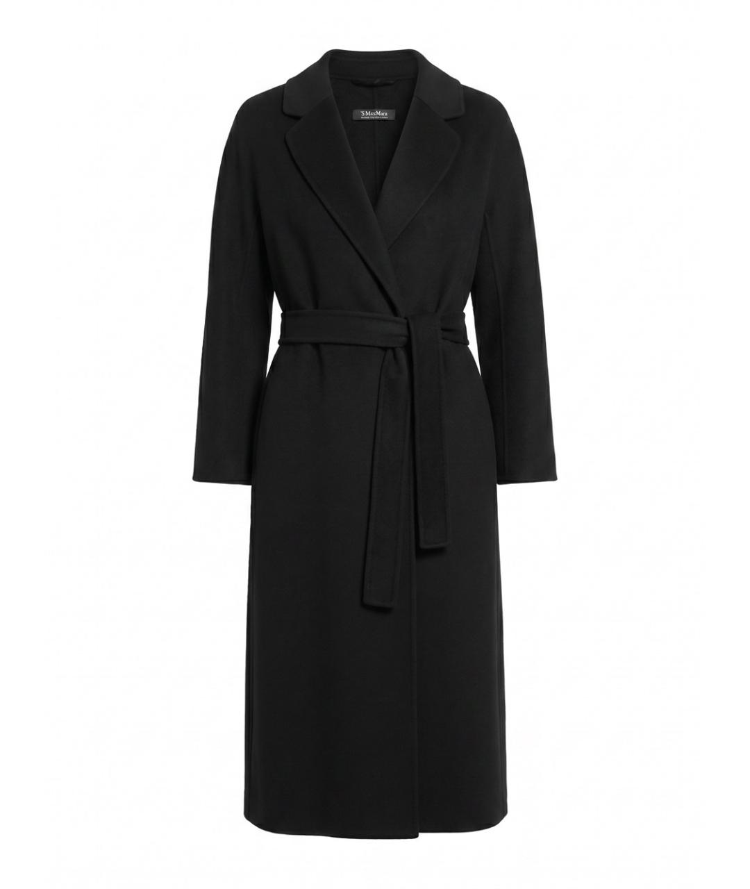 MAX MARA Черное шерстяное пальто, фото 1