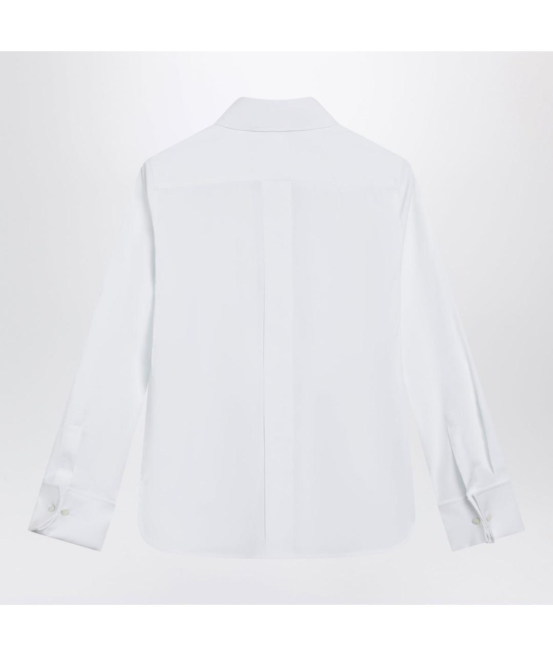 MAX MARA Белая хлопковая рубашка, фото 2