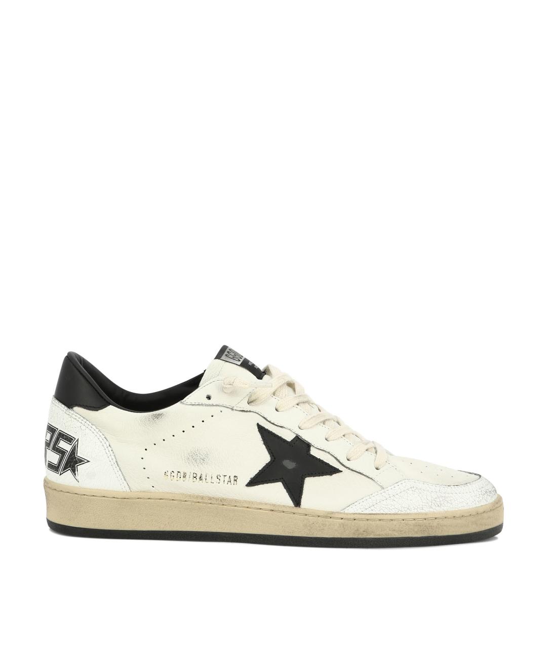 GOLDEN GOOSE Белые низкие кроссовки / кеды, фото 1