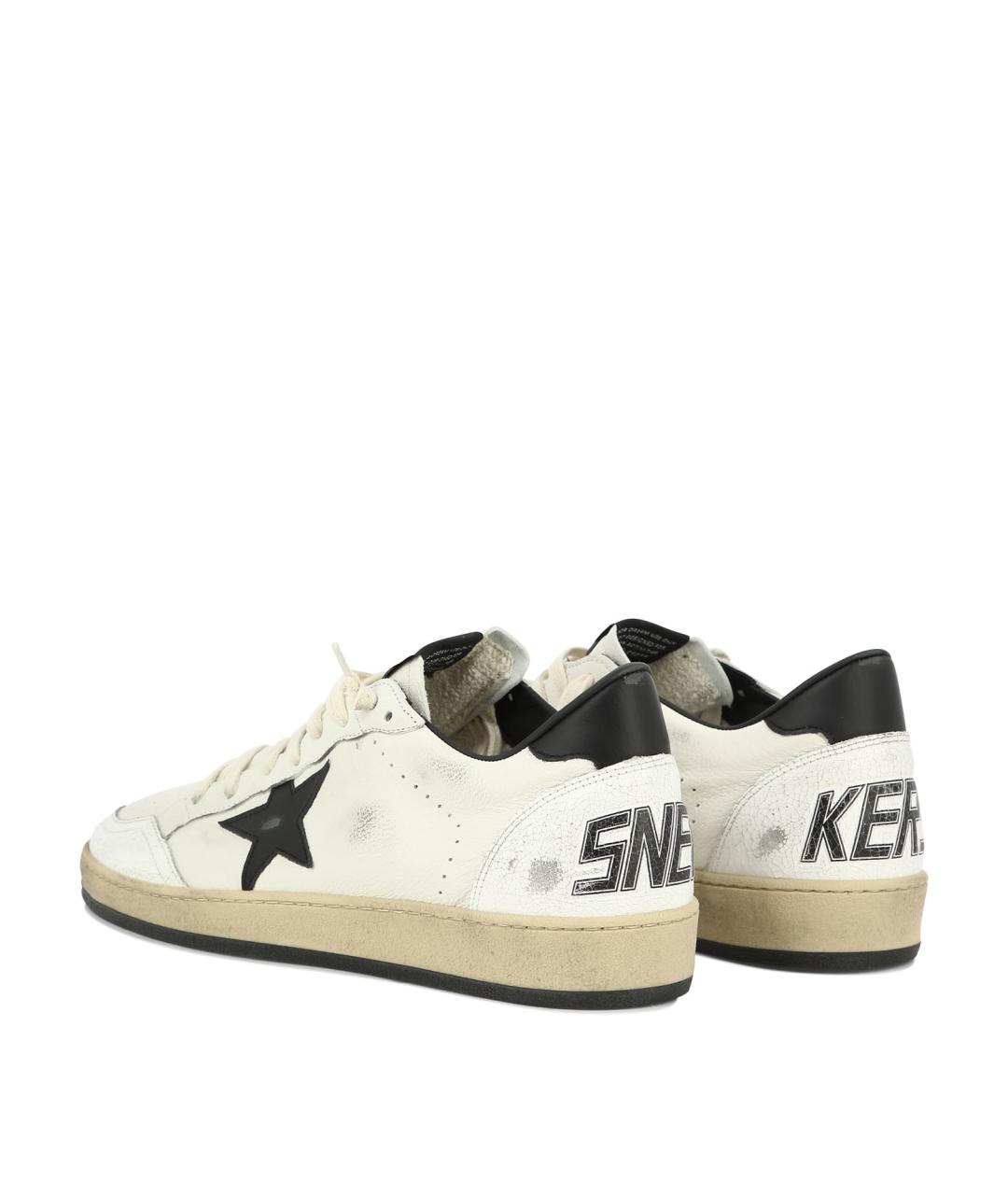 GOLDEN GOOSE Белые низкие кроссовки / кеды, фото 4