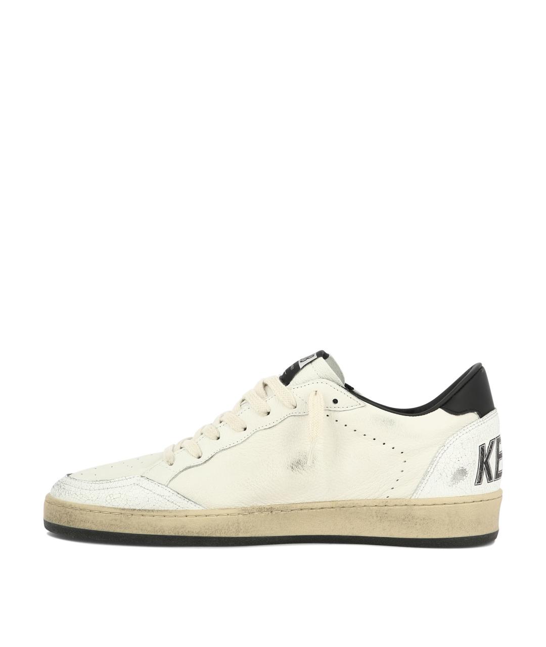 GOLDEN GOOSE Белые низкие кроссовки / кеды, фото 3