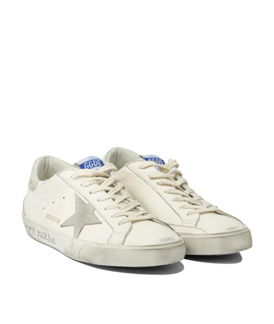 GOLDEN GOOSE Белые низкие кроссовки / кеды, фото 2