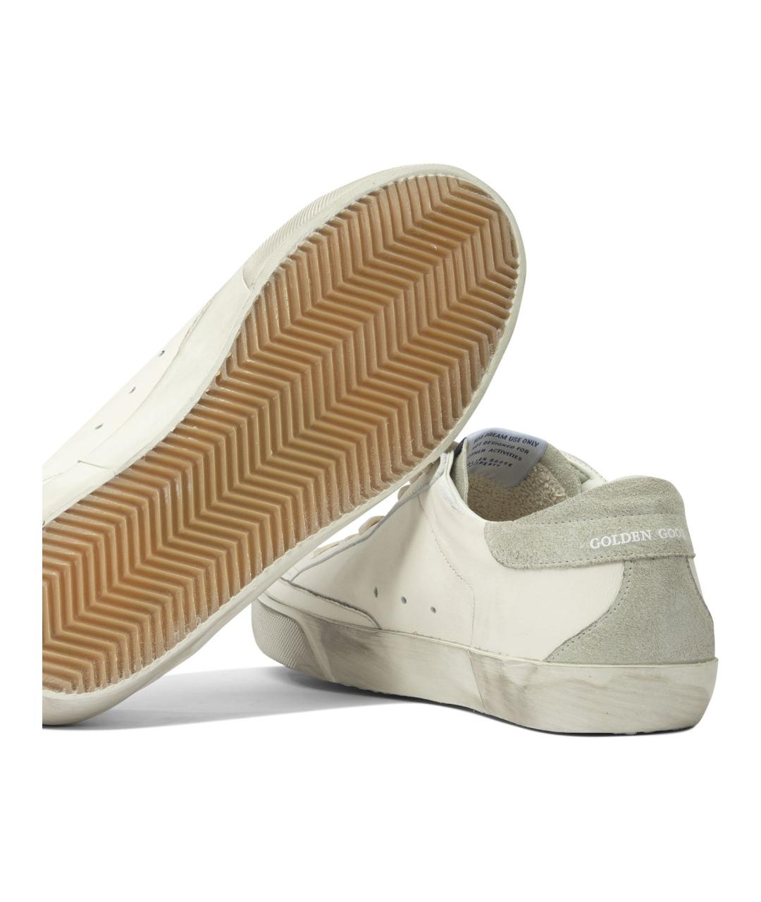 GOLDEN GOOSE Белые низкие кроссовки / кеды, фото 5