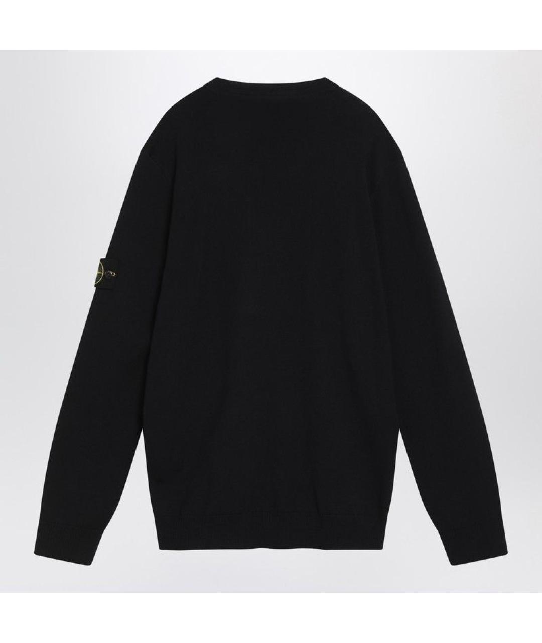 STONE ISLAND Синий шерстяной джемпер / свитер, фото 2