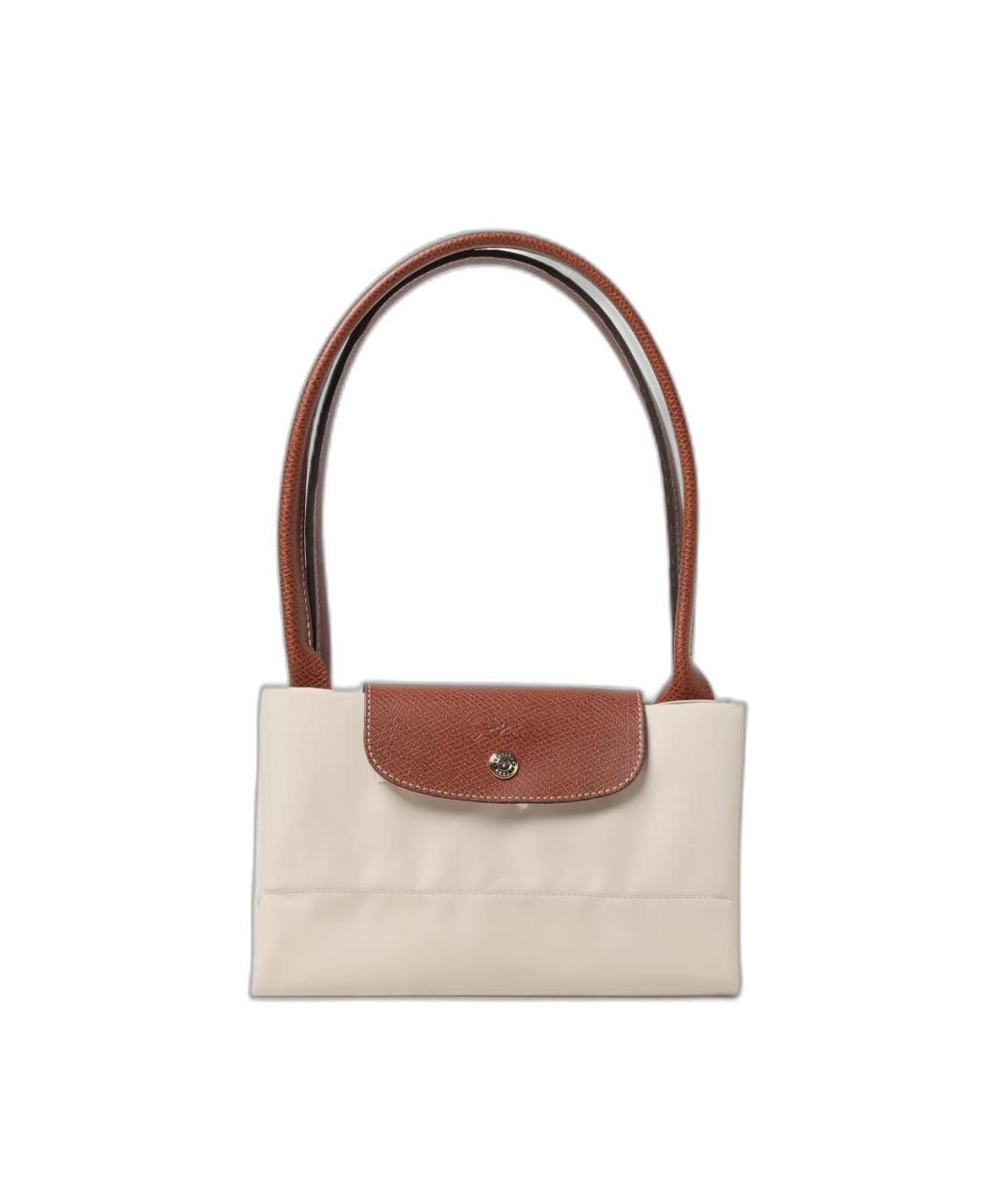 LONGCHAMP Бежевая синтетическая сумка тоут, фото 3