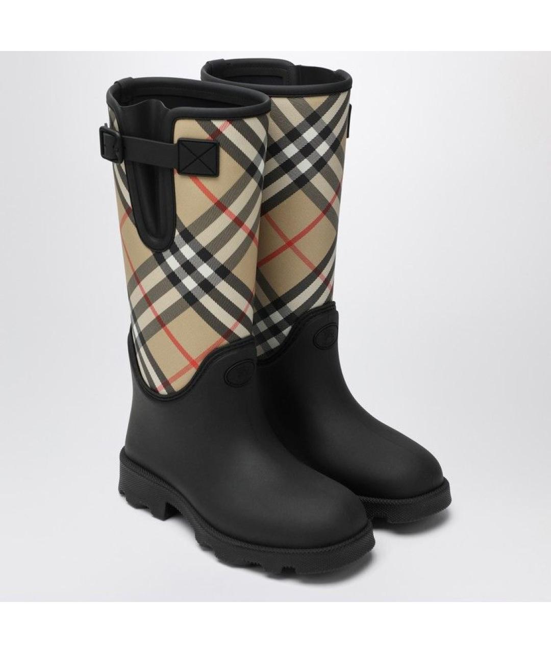 BURBERRY Черные сапоги, фото 5