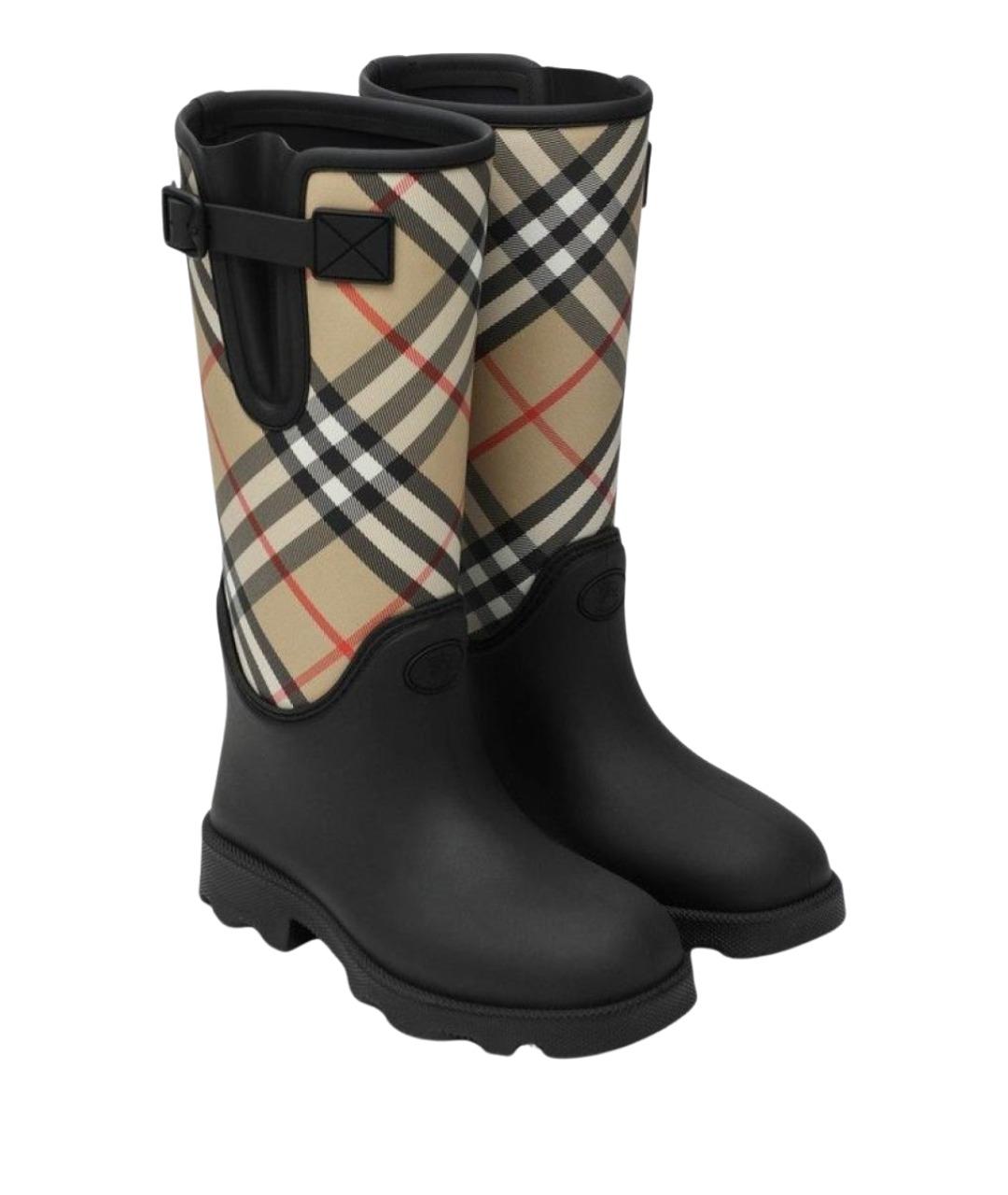 BURBERRY Черные сапоги, фото 1