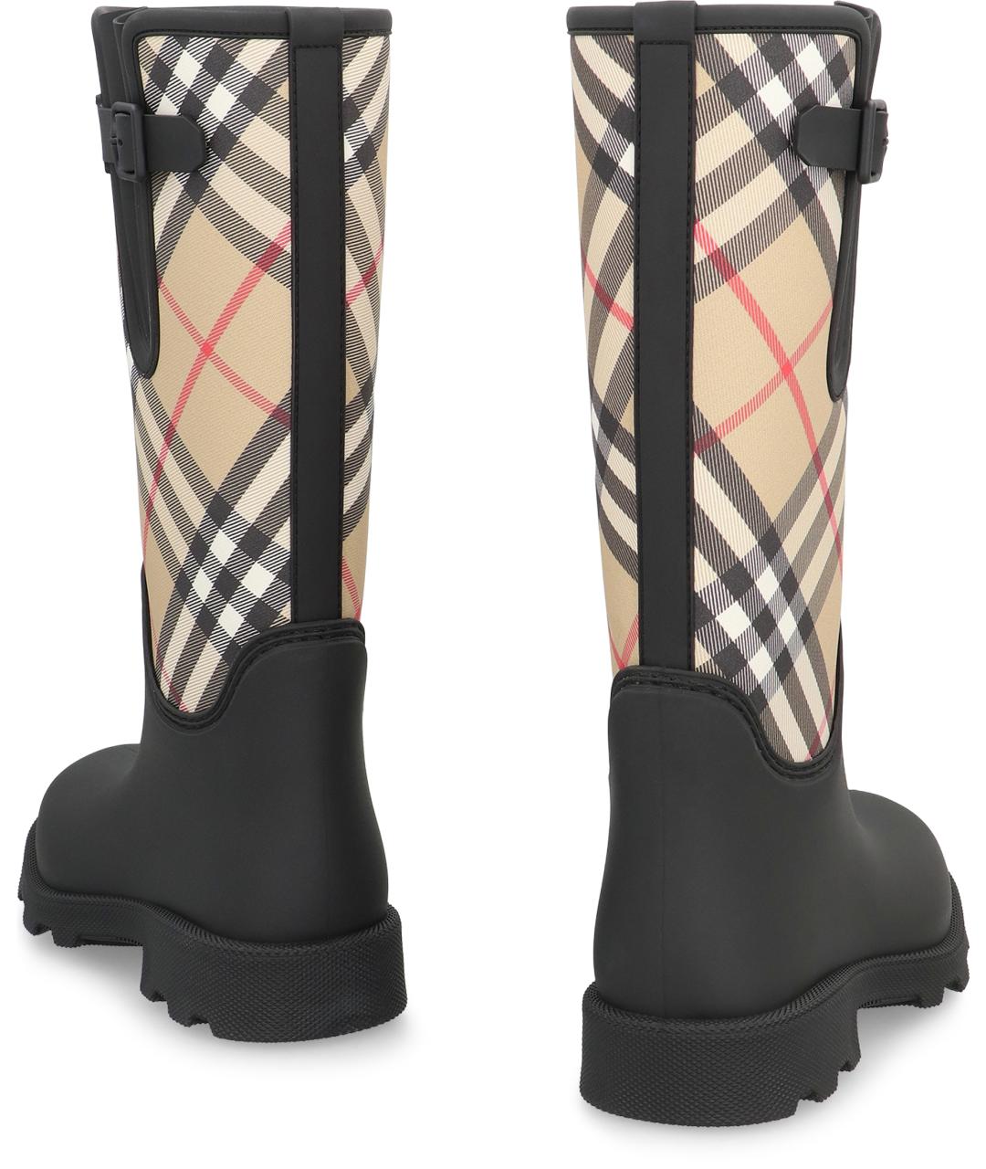 BURBERRY Черные сапоги, фото 4