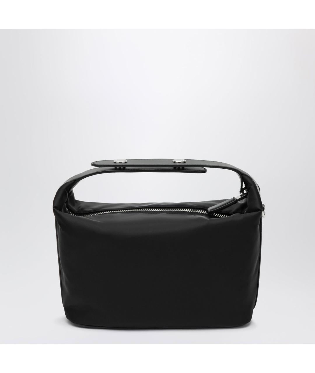 PRADA Черная синтетическая сумка с короткими ручками, фото 2