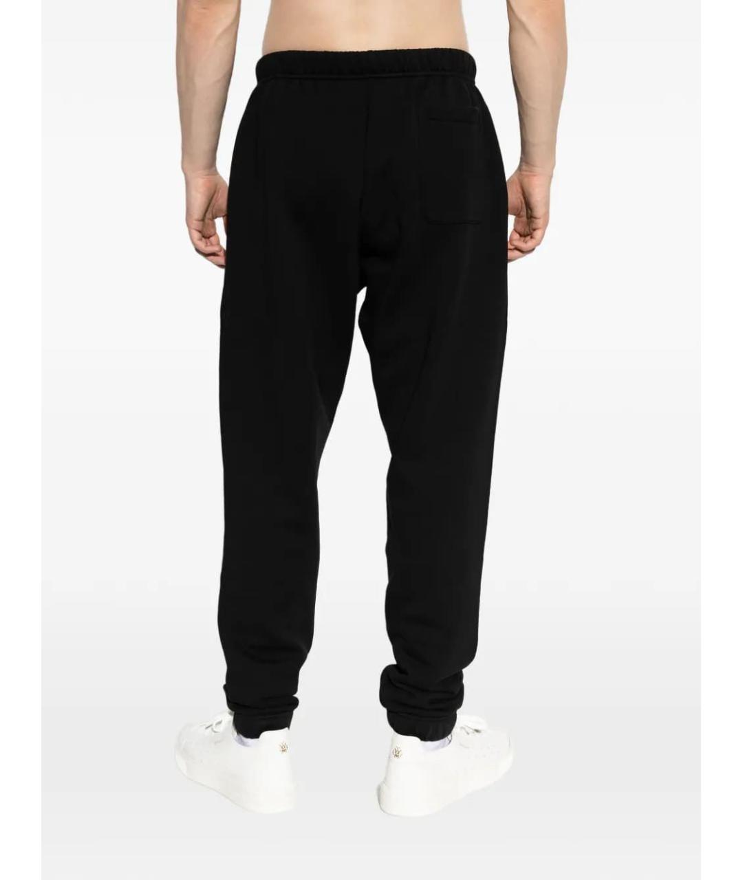 KENZO Черные хлопковые повседневные брюки, фото 2