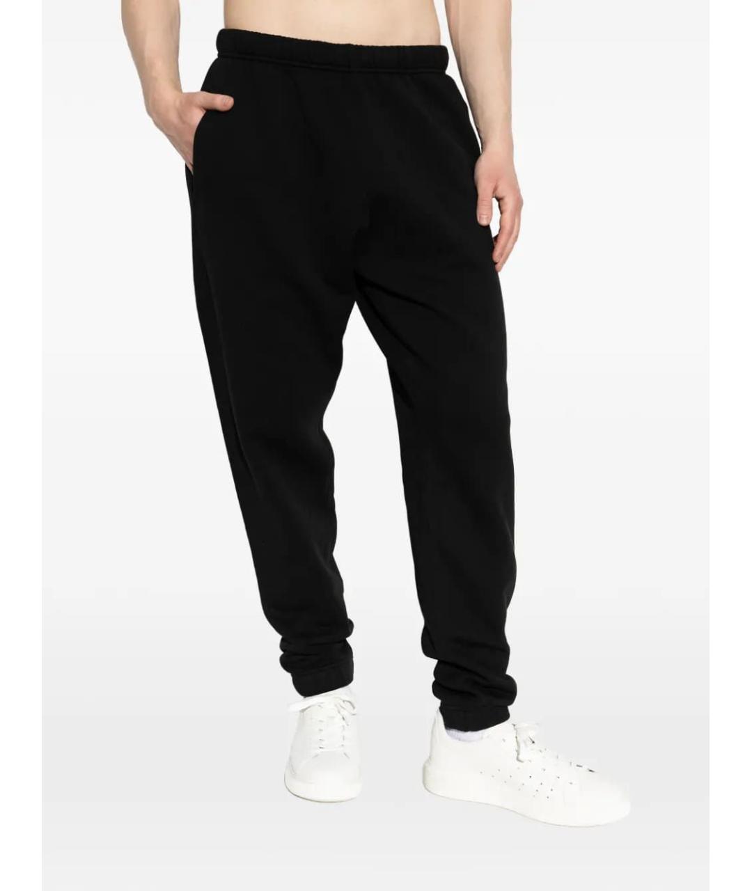KENZO Черные хлопковые повседневные брюки, фото 3