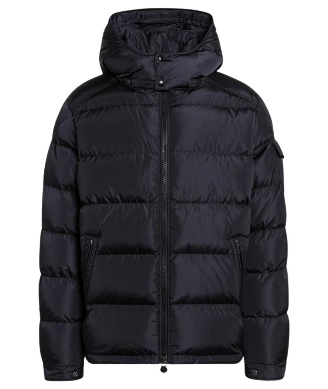 MONCLER Синяя полиамидовая куртка, фото 1