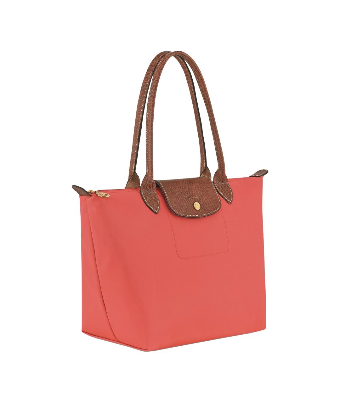 LONGCHAMP Красная синтетическая сумка с короткими ручками, фото 4