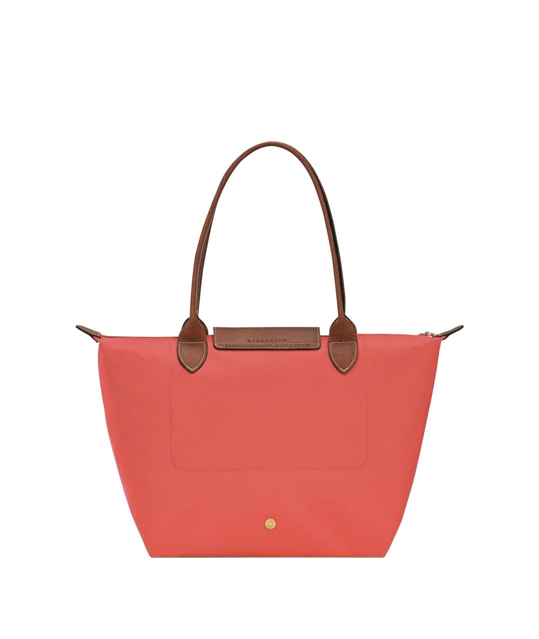 LONGCHAMP Красная синтетическая сумка с короткими ручками, фото 5