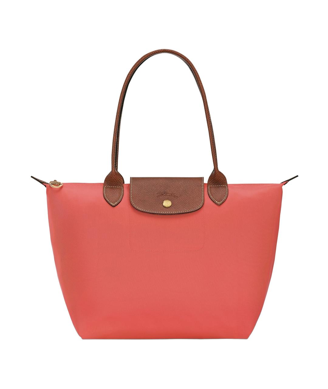 LONGCHAMP Красная синтетическая сумка с короткими ручками, фото 1