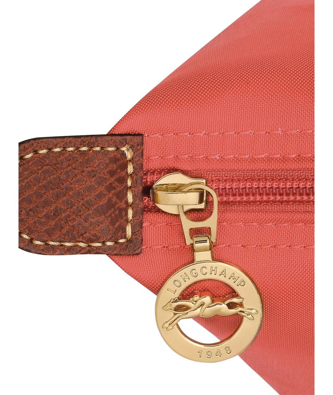 LONGCHAMP Красная синтетическая сумка с короткими ручками, фото 2