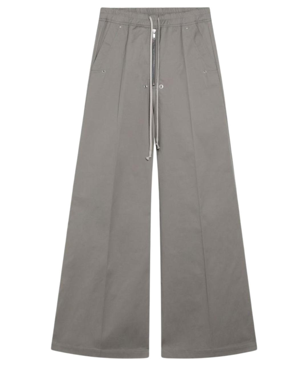 RICK OWENS Бежевые хлопковые повседневные брюки, фото 1