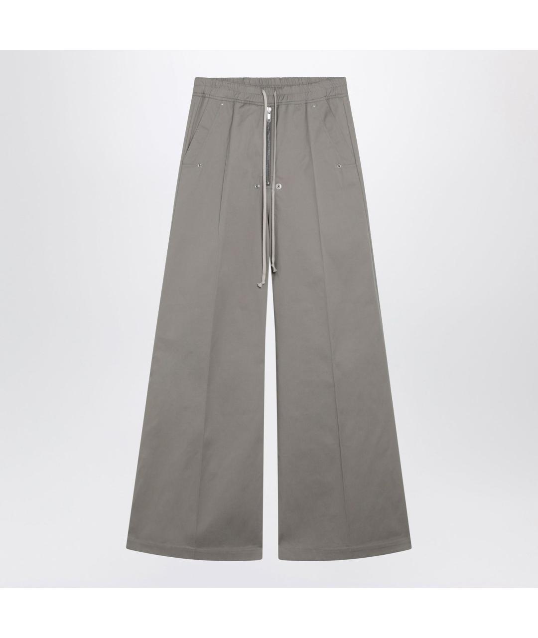 RICK OWENS Бежевые хлопковые повседневные брюки, фото 3
