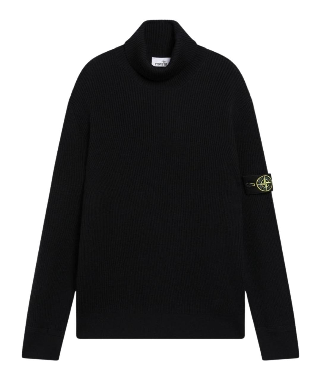 STONE ISLAND Синий шерстяной джемпер / свитер, фото 1