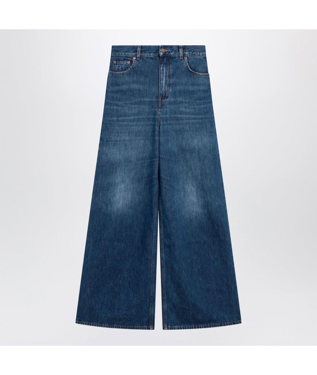 CHLOE Синие хлопковые прямые джинсы, фото 3