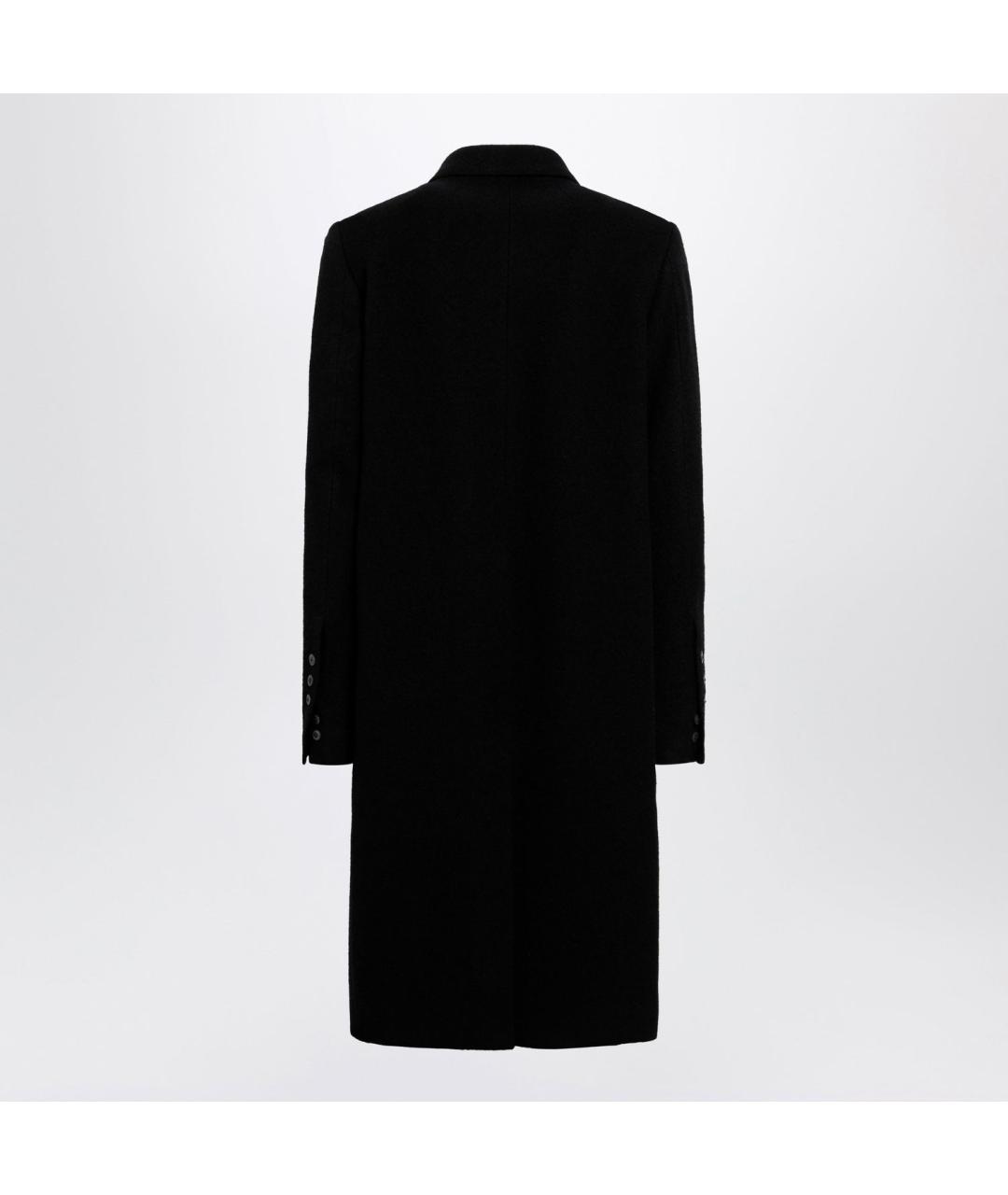 RICK OWENS Черное шерстяное пальто, фото 2