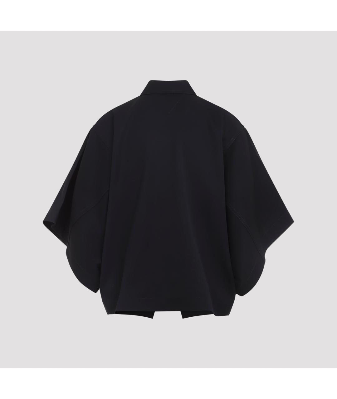 BOTTEGA VENETA Черная шерстяная рубашка, фото 2