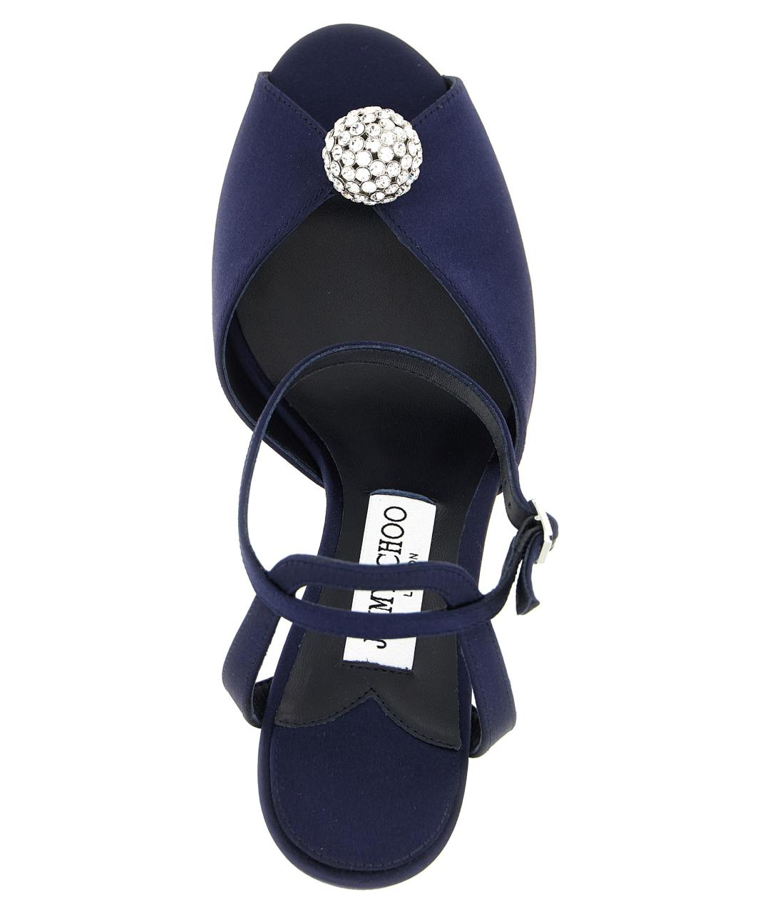 JIMMY CHOO Синие босоножки, фото 4