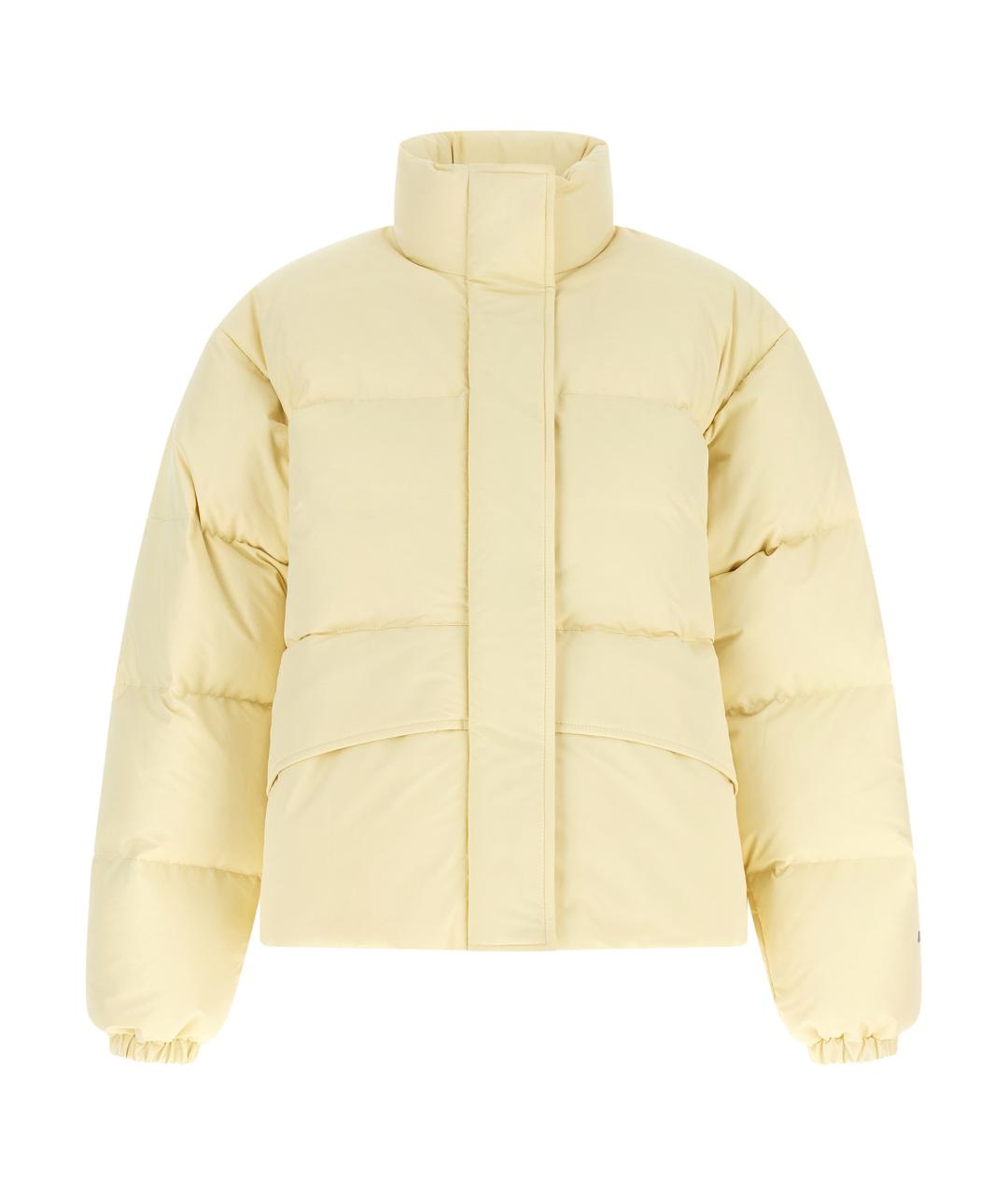 JIL SANDER Желтый пуховик, фото 1