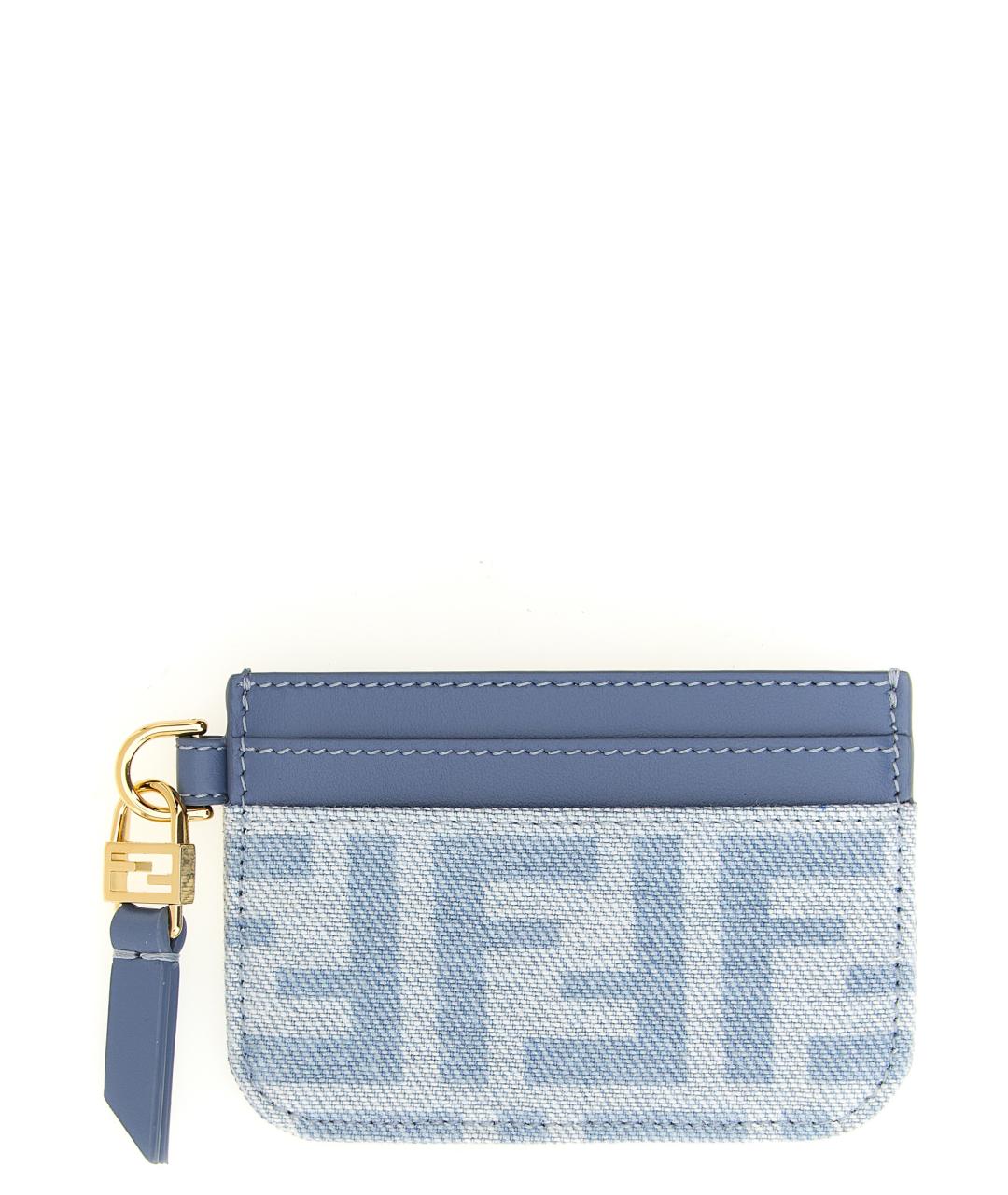 FENDI Синий кардхолдер, фото 1