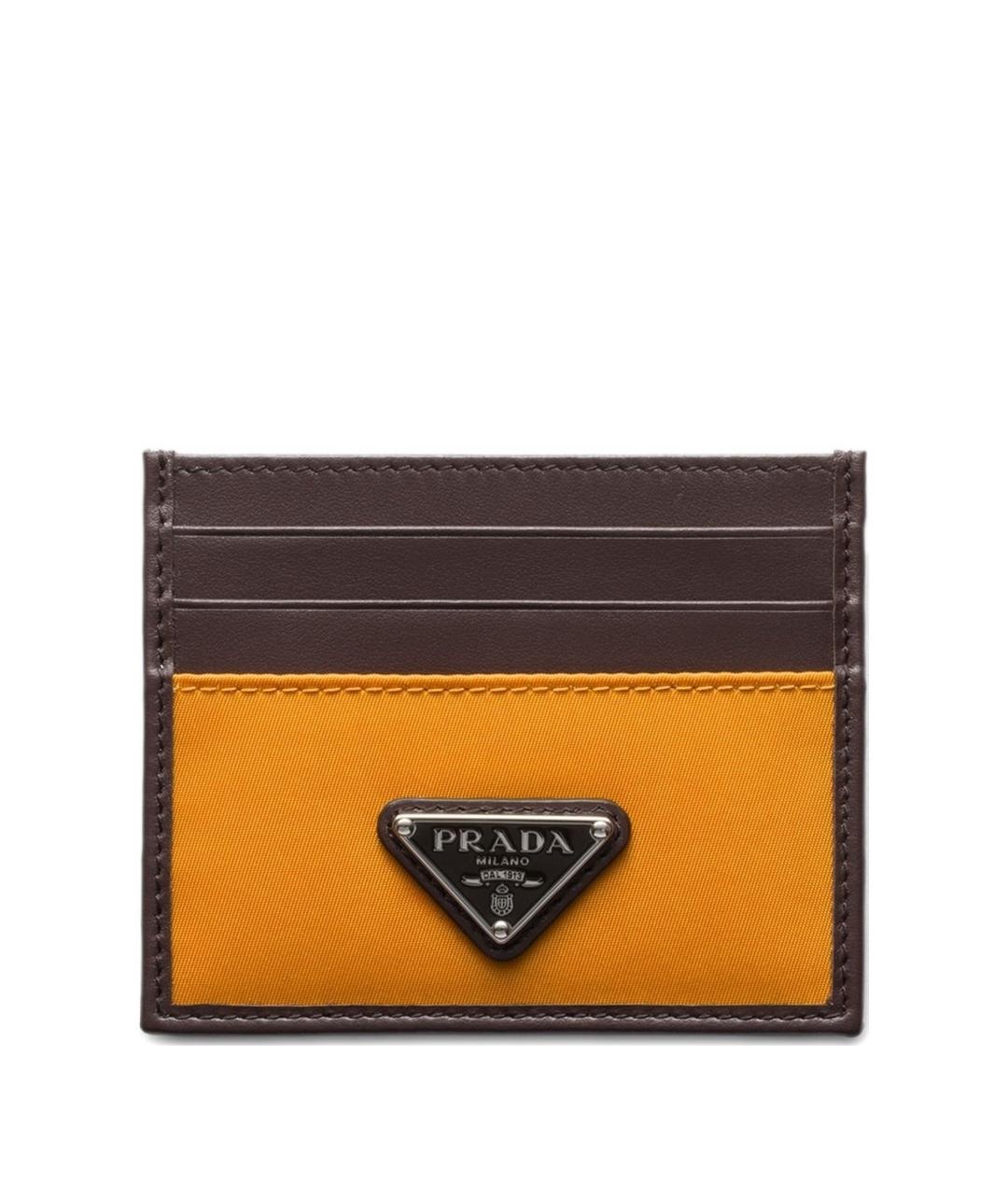 PRADA Коричневый кардхолдер, фото 1