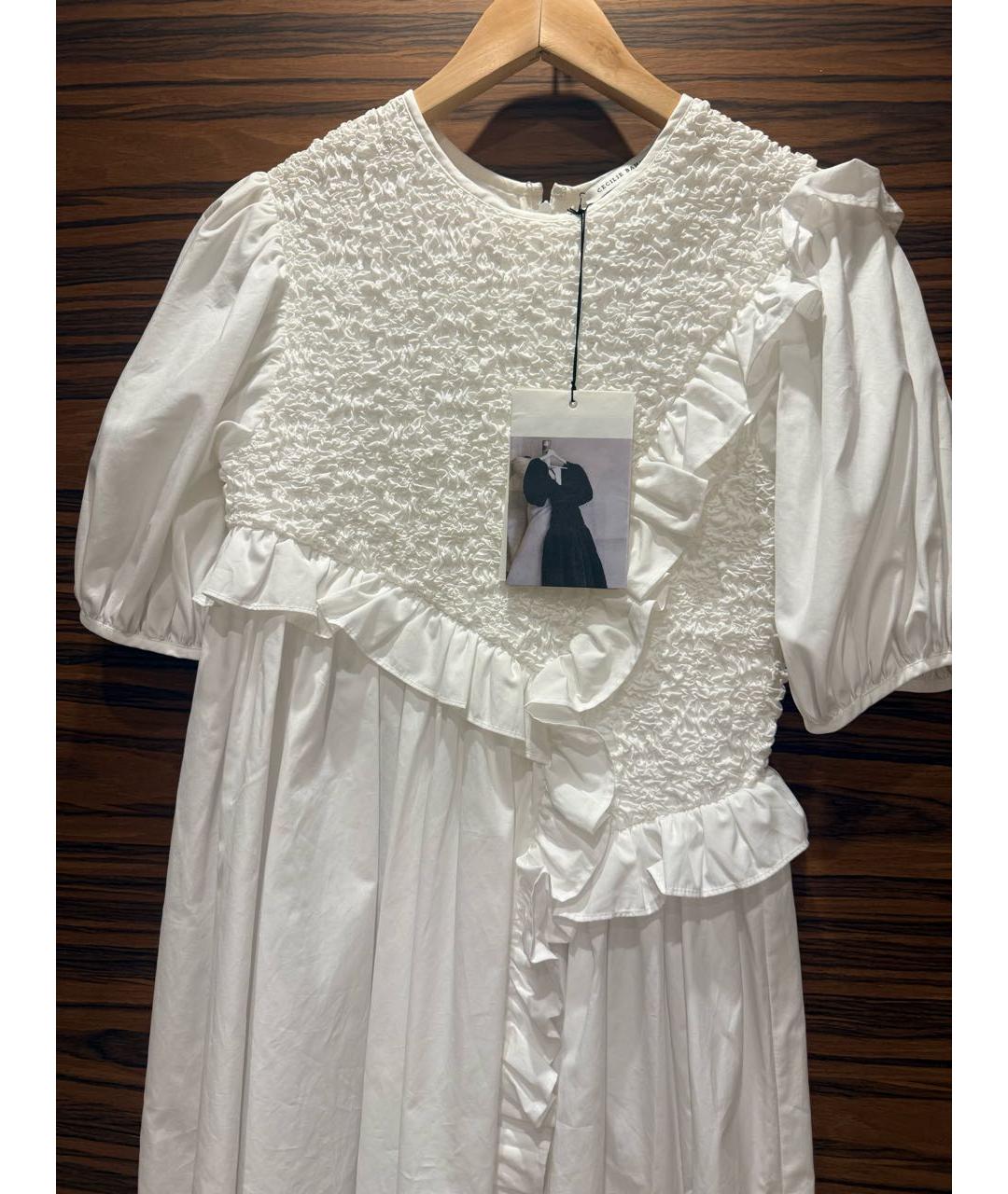 SIMONE ROCHA Белое хлопковое повседневное платье, фото 4