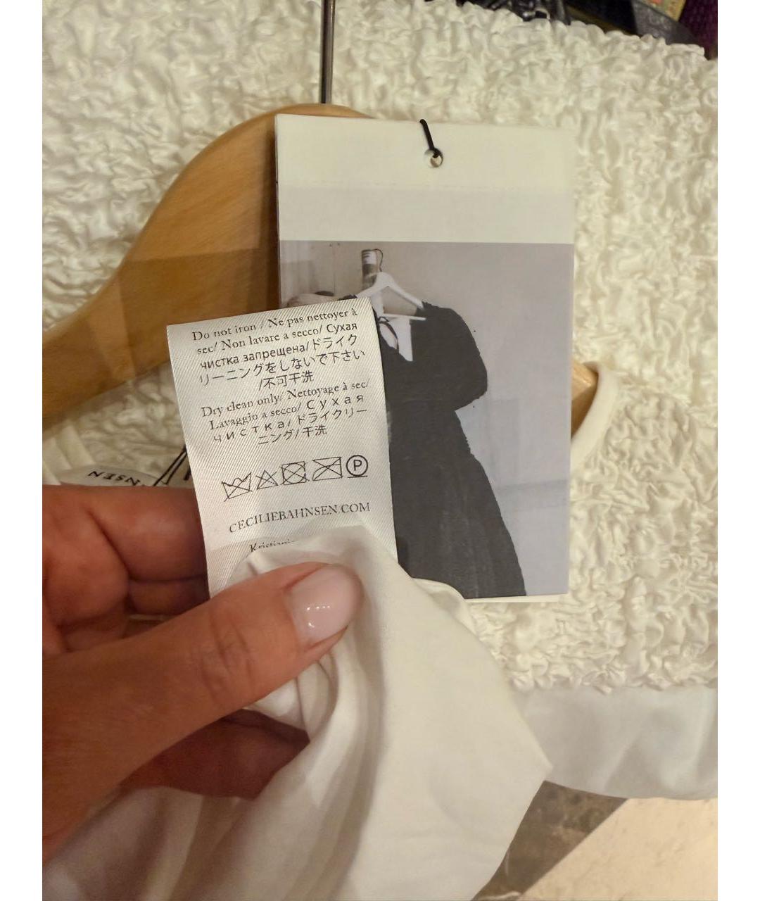 SIMONE ROCHA Белое хлопковое повседневное платье, фото 6