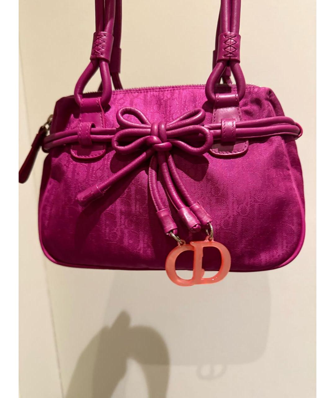 CHRISTIAN DIOR Розовая сумка с короткими ручками, фото 3