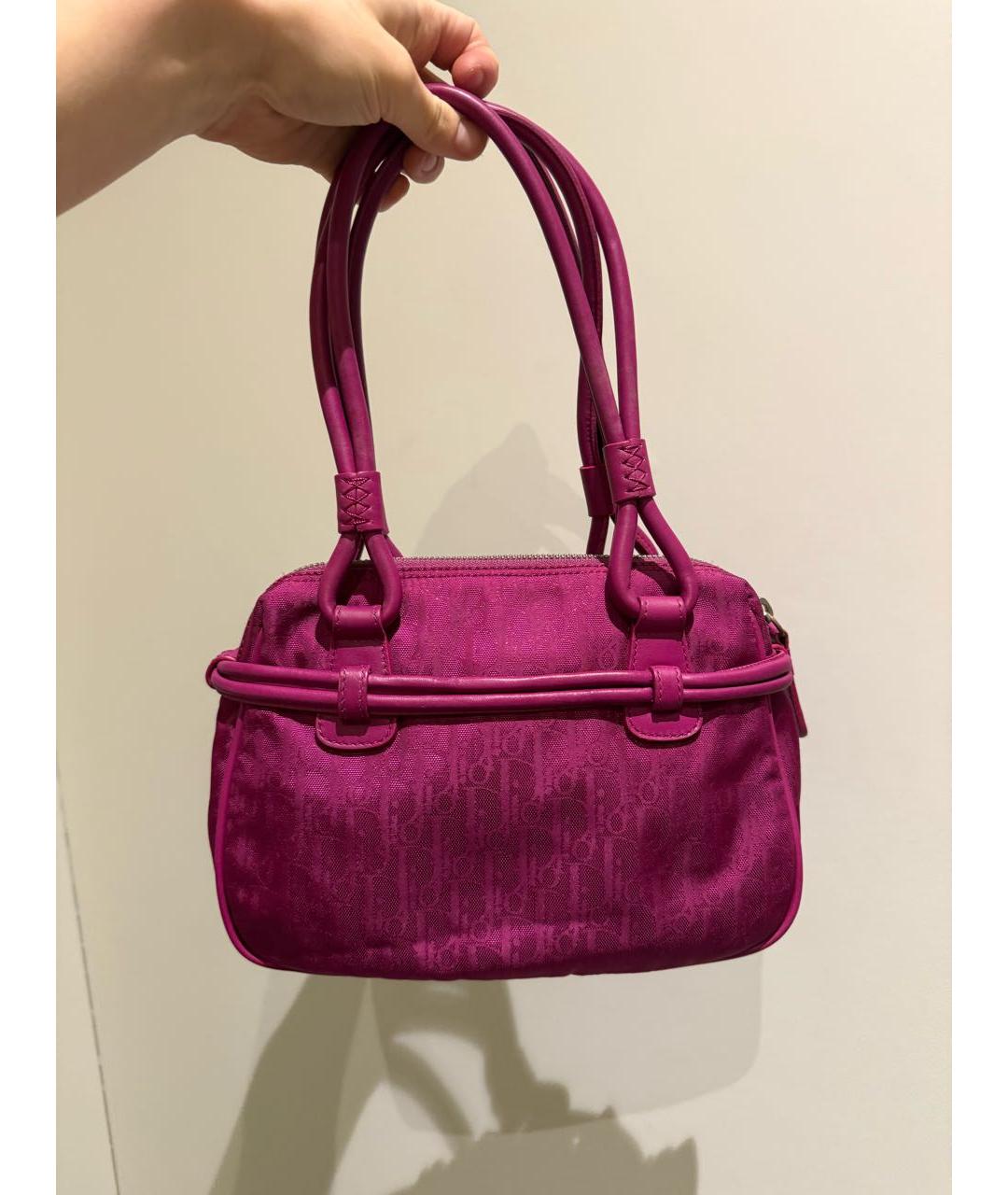 CHRISTIAN DIOR Розовая сумка с короткими ручками, фото 8