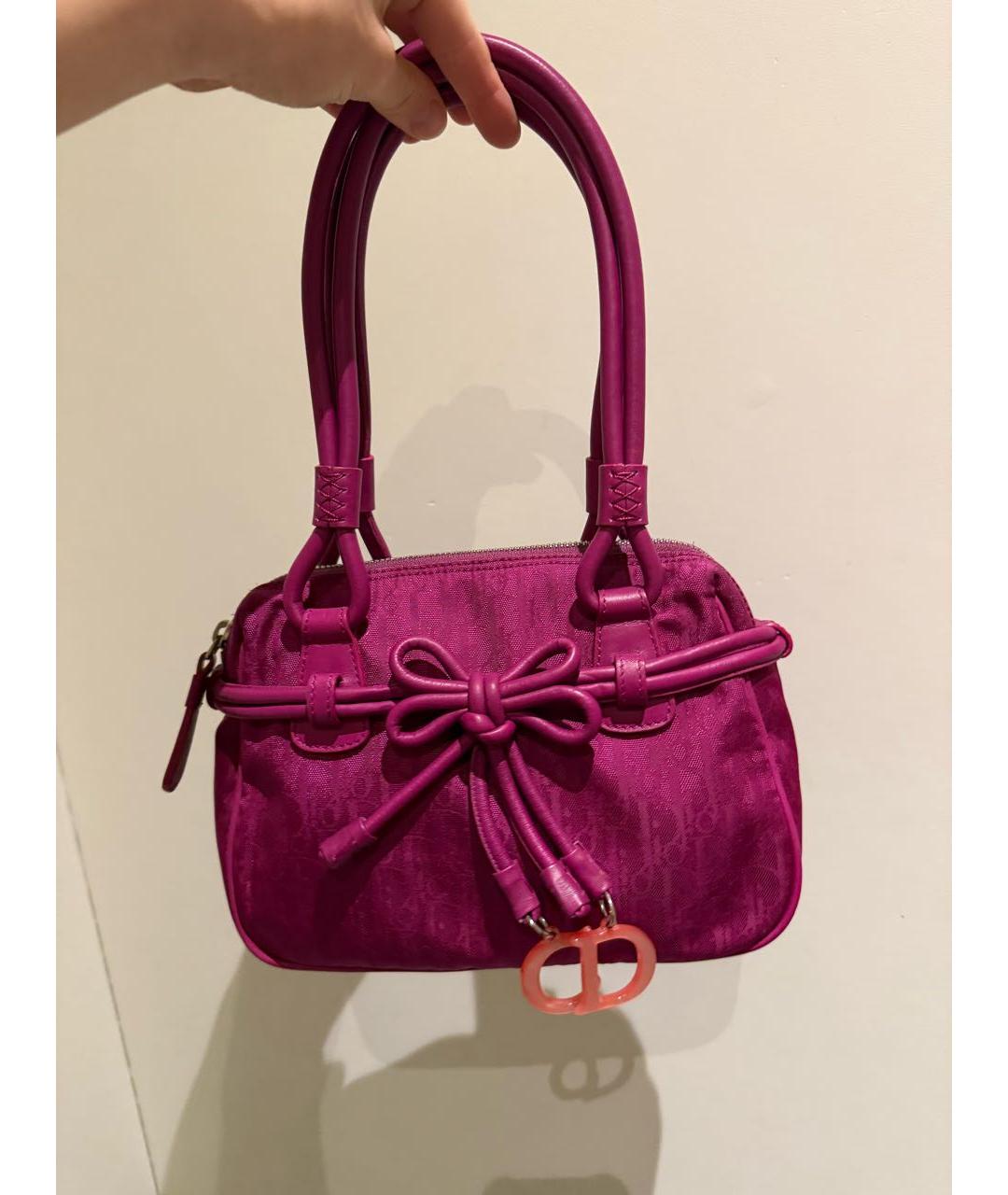 CHRISTIAN DIOR Розовая сумка с короткими ручками, фото 2