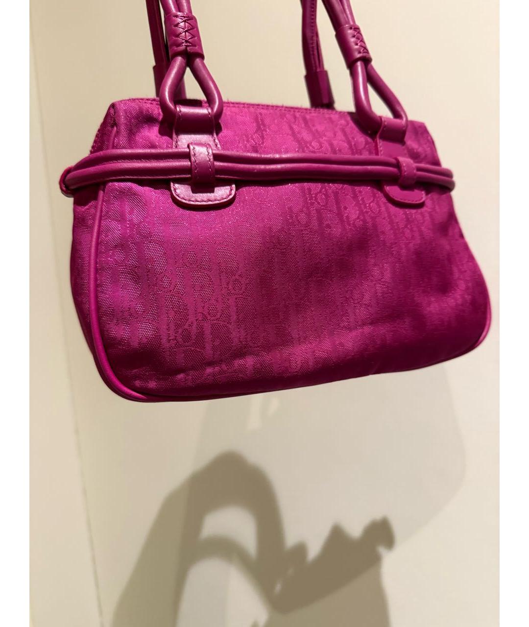 CHRISTIAN DIOR Розовая сумка с короткими ручками, фото 5