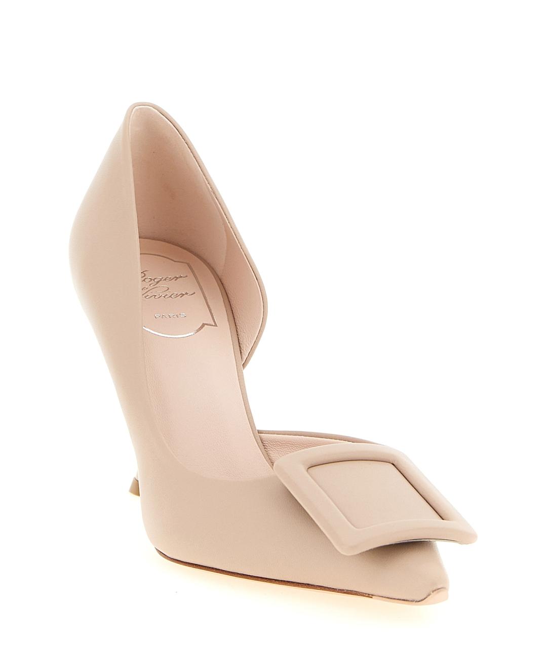 ROGER VIVIER Розовые кожаные туфли, фото 2