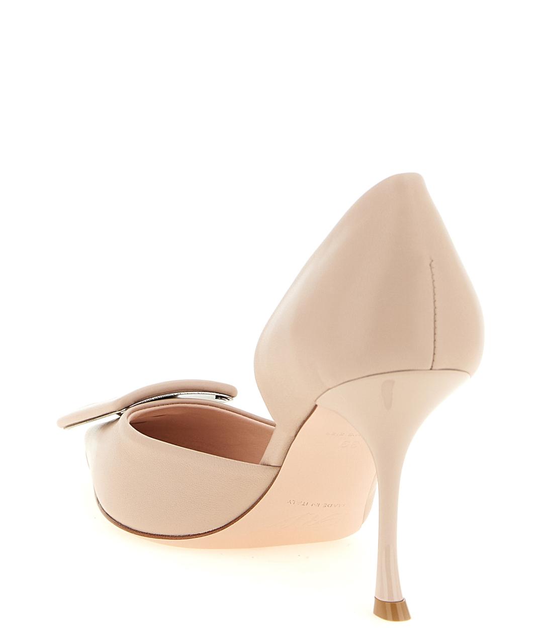 ROGER VIVIER Розовые кожаные туфли, фото 3