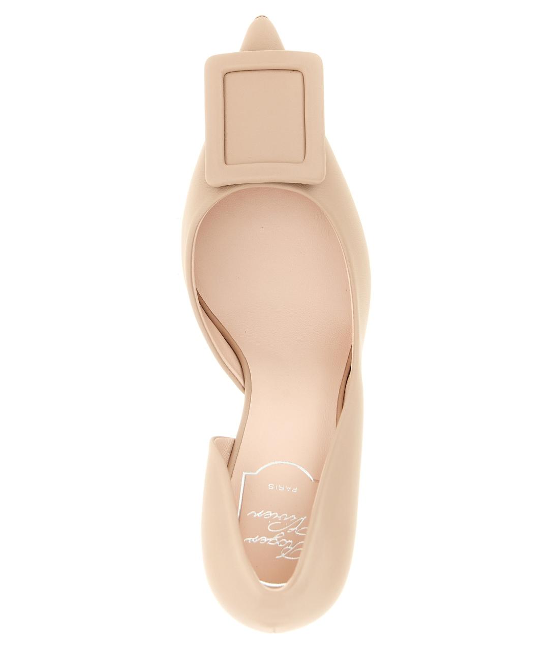 ROGER VIVIER Розовые кожаные туфли, фото 4