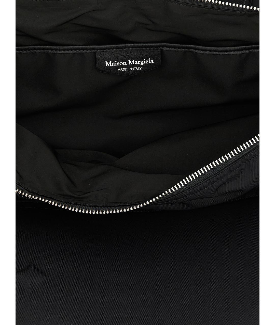 MAISON MARGIELA Черный синтетический рюкзак, фото 4