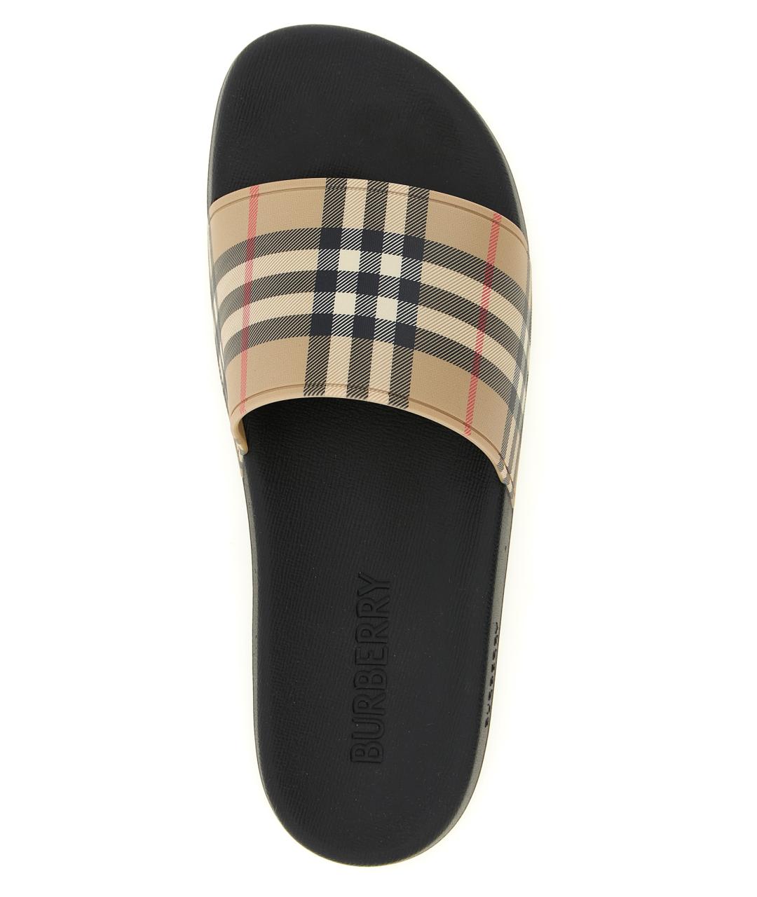 BURBERRY Бежевые сандалии, фото 4