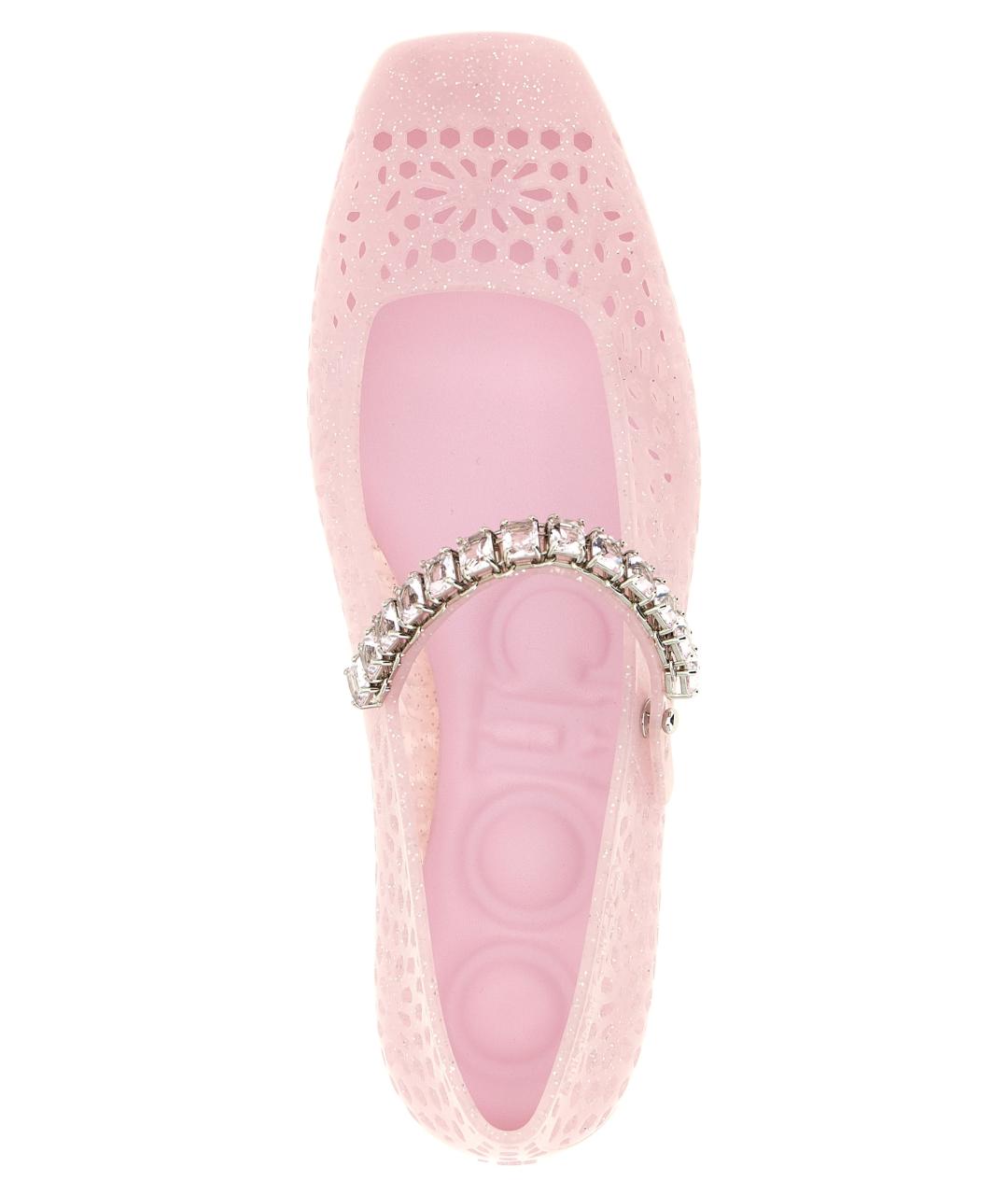 JIMMY CHOO Розовые балетки, фото 4