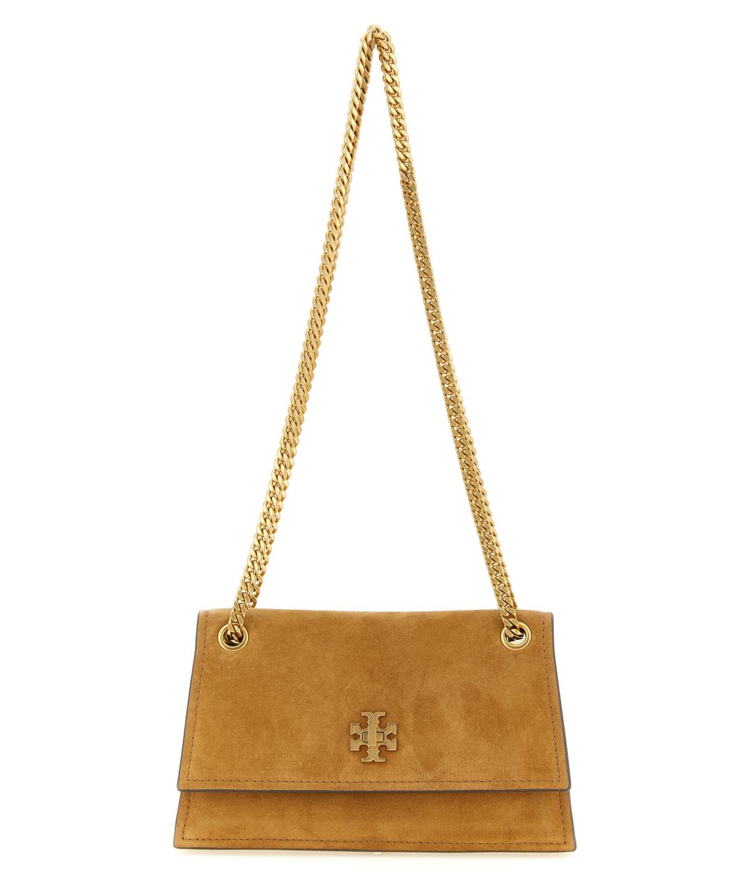 TORY BURCH Коричневая кожаная сумка через плечо, фото 1