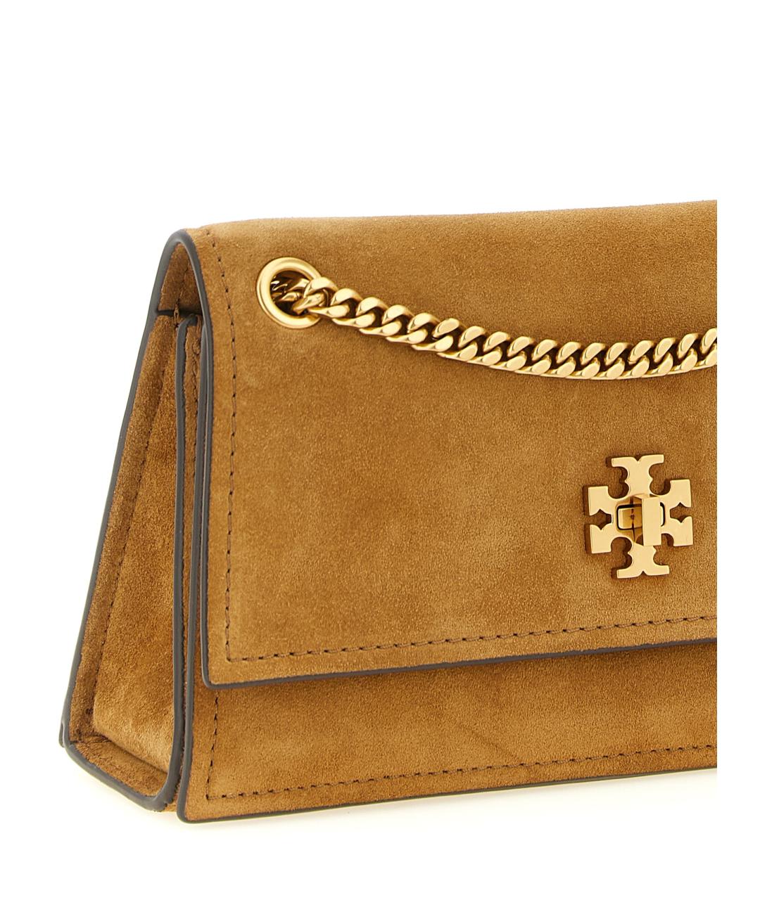 TORY BURCH Коричневая кожаная сумка через плечо, фото 3