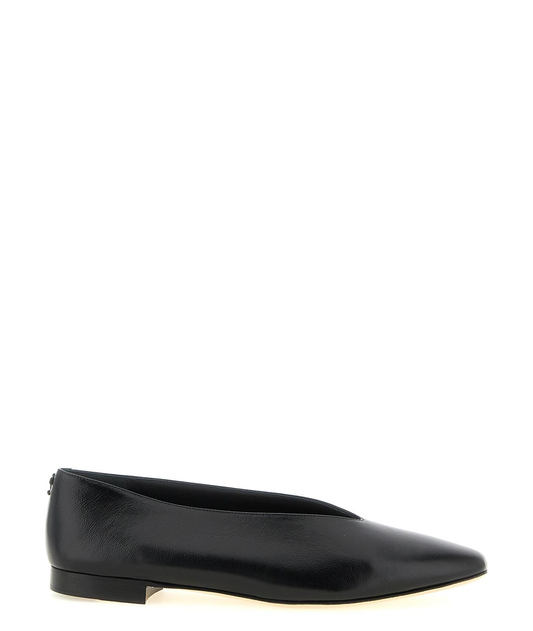 JIMMY CHOO Черные кожаные балетки, фото 1