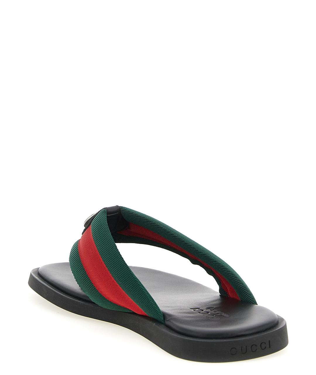 GUCCI Мульти синтетические шлепанцы, фото 3