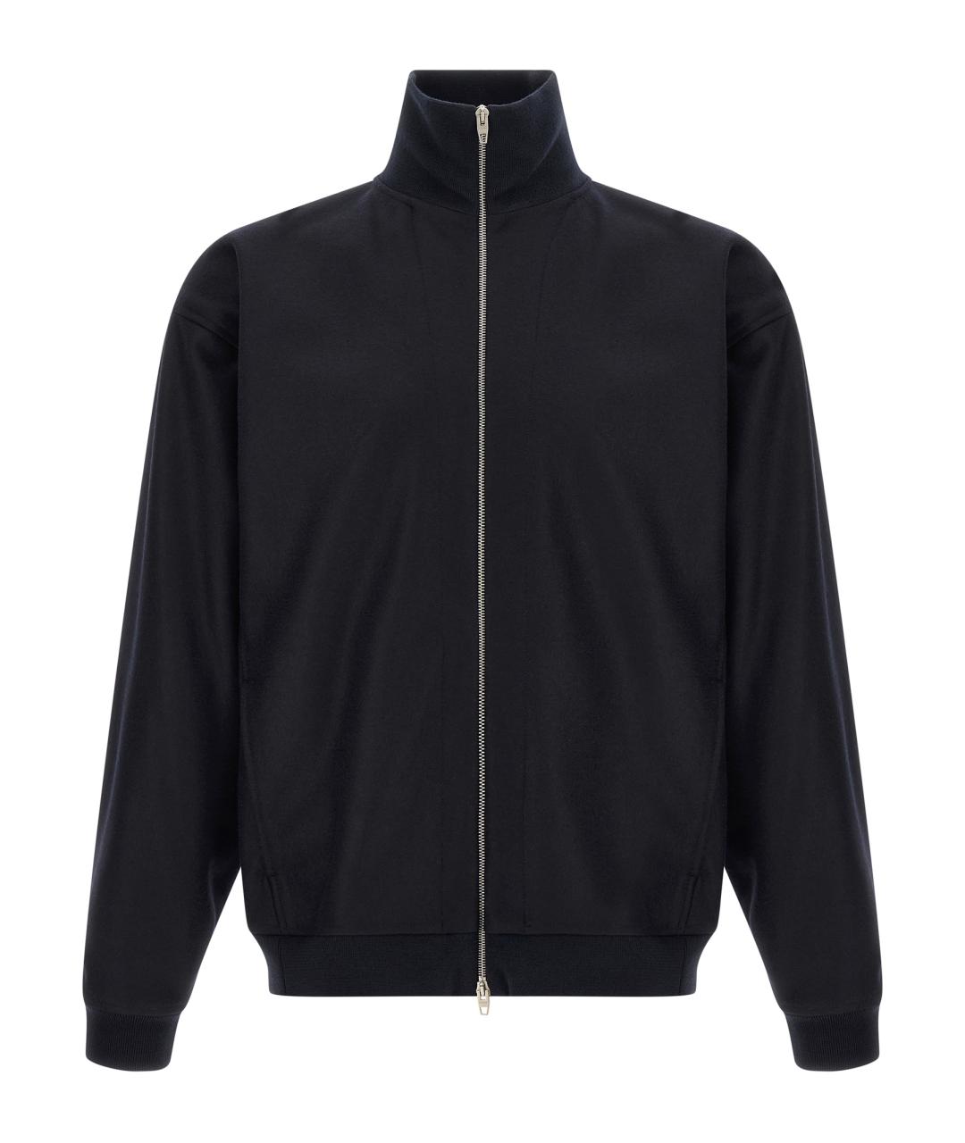 JIL SANDER Синяя шерстяная куртка, фото 1