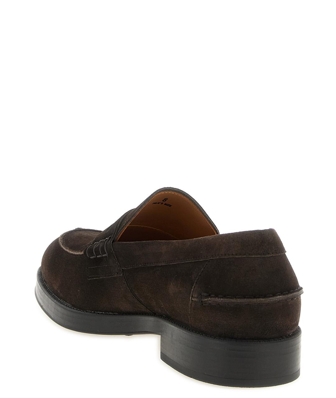 TOD'S Коричневые замшевые лоферы, фото 3