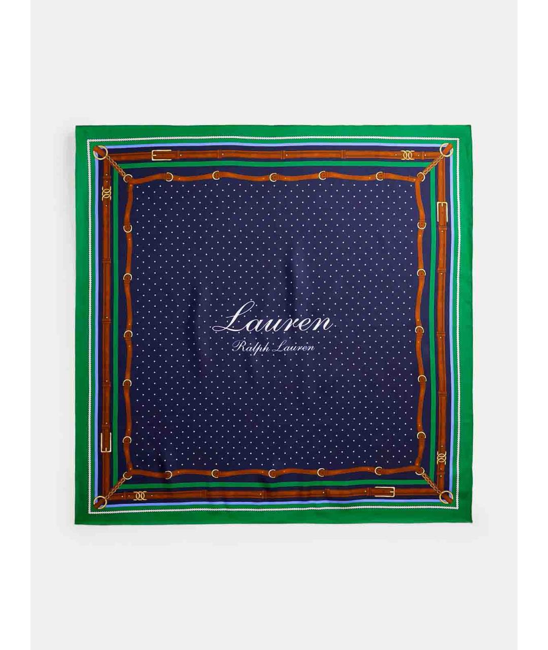 RALPH LAUREN Мульти шелковый платок, фото 2